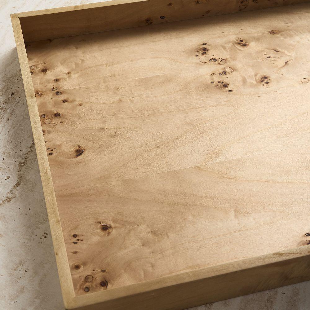 Eden Burled Wood Trays | West Elm UK